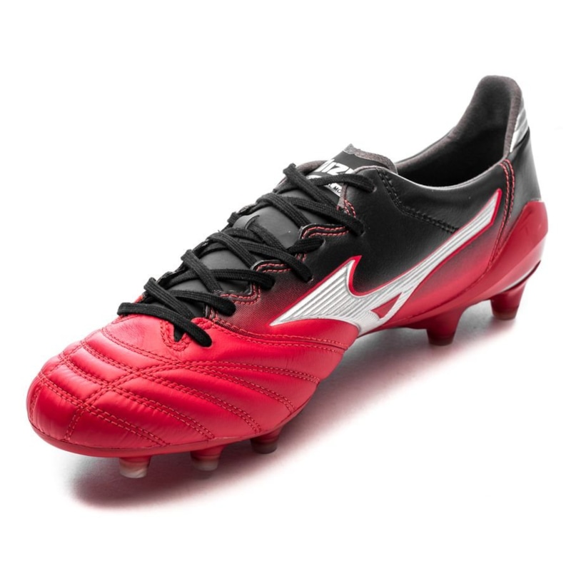 Mizuno Morelia Neo II MD FG Samurai - Red/Silver/Black